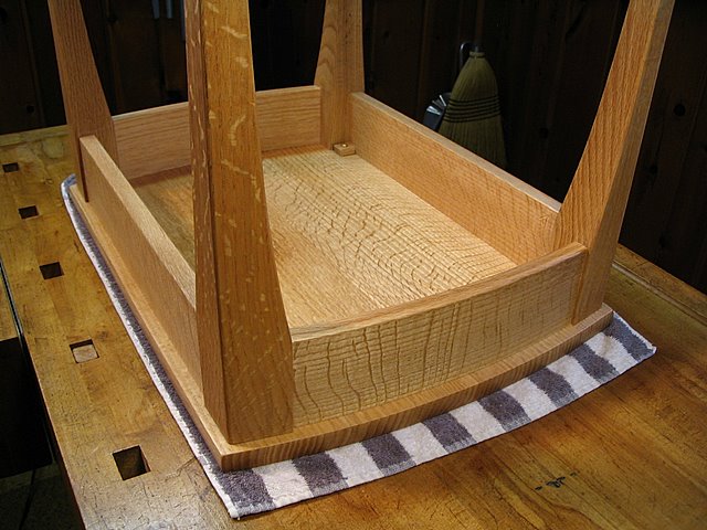 Flipped Over On Bench